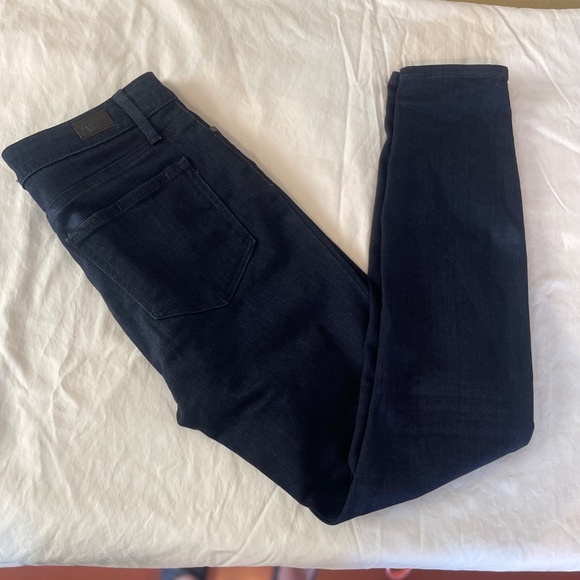 PAIGE Muse High Rise Jeans in Lana Dark Wash, Sz 28 - Picture 5 of 14